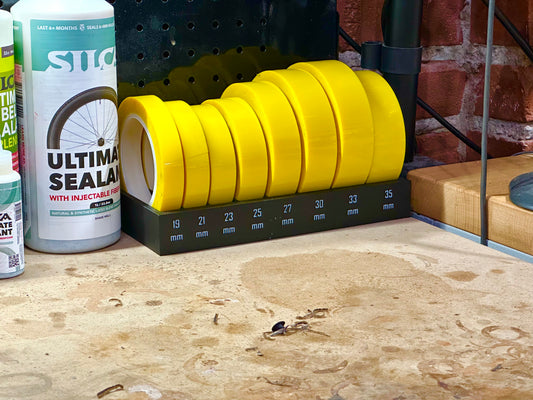 Tubeless tape shop organizer